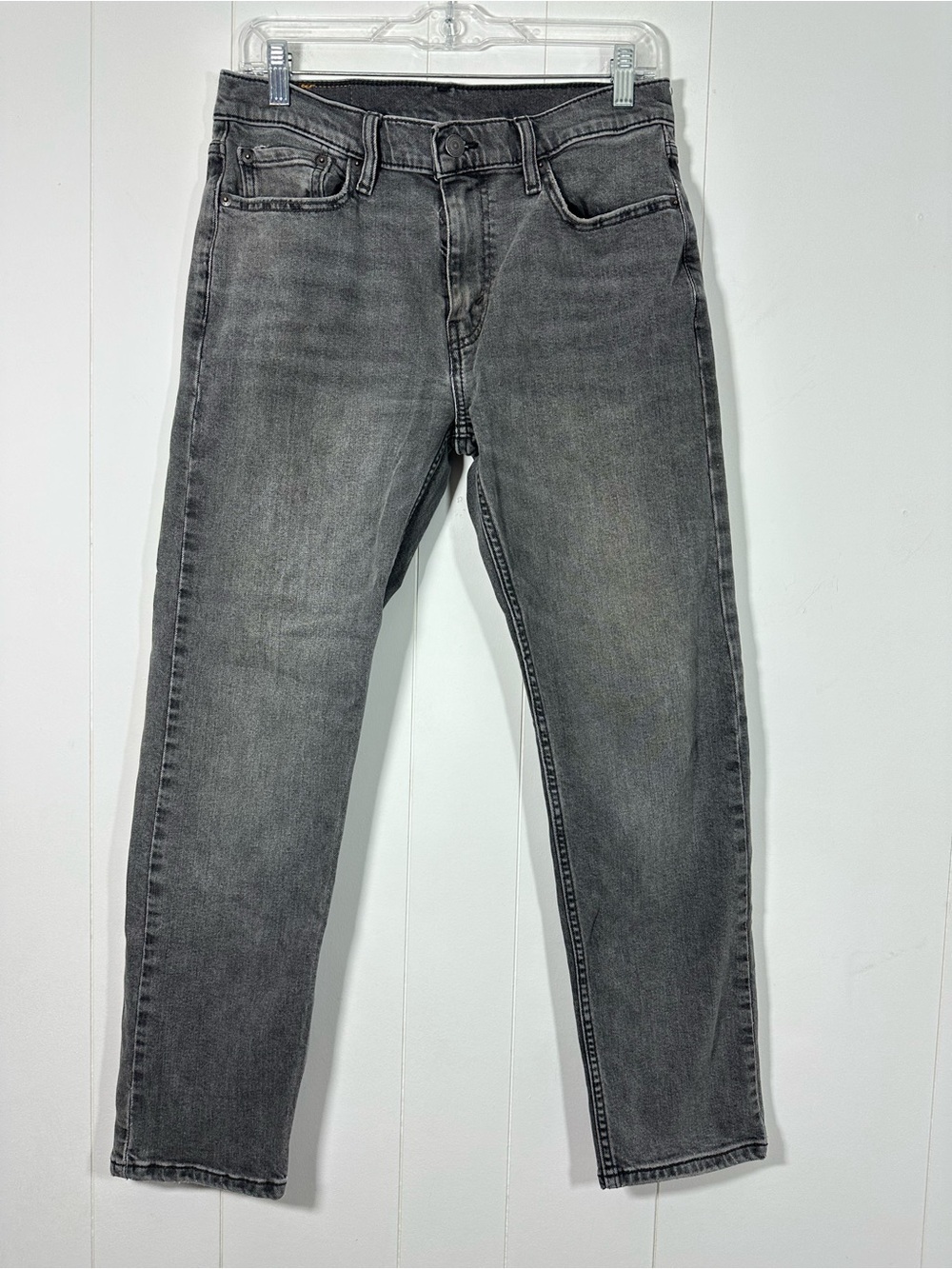 Levis Men’s 502 washed Black denim Size 30x30 slim Taper Fit Jeans